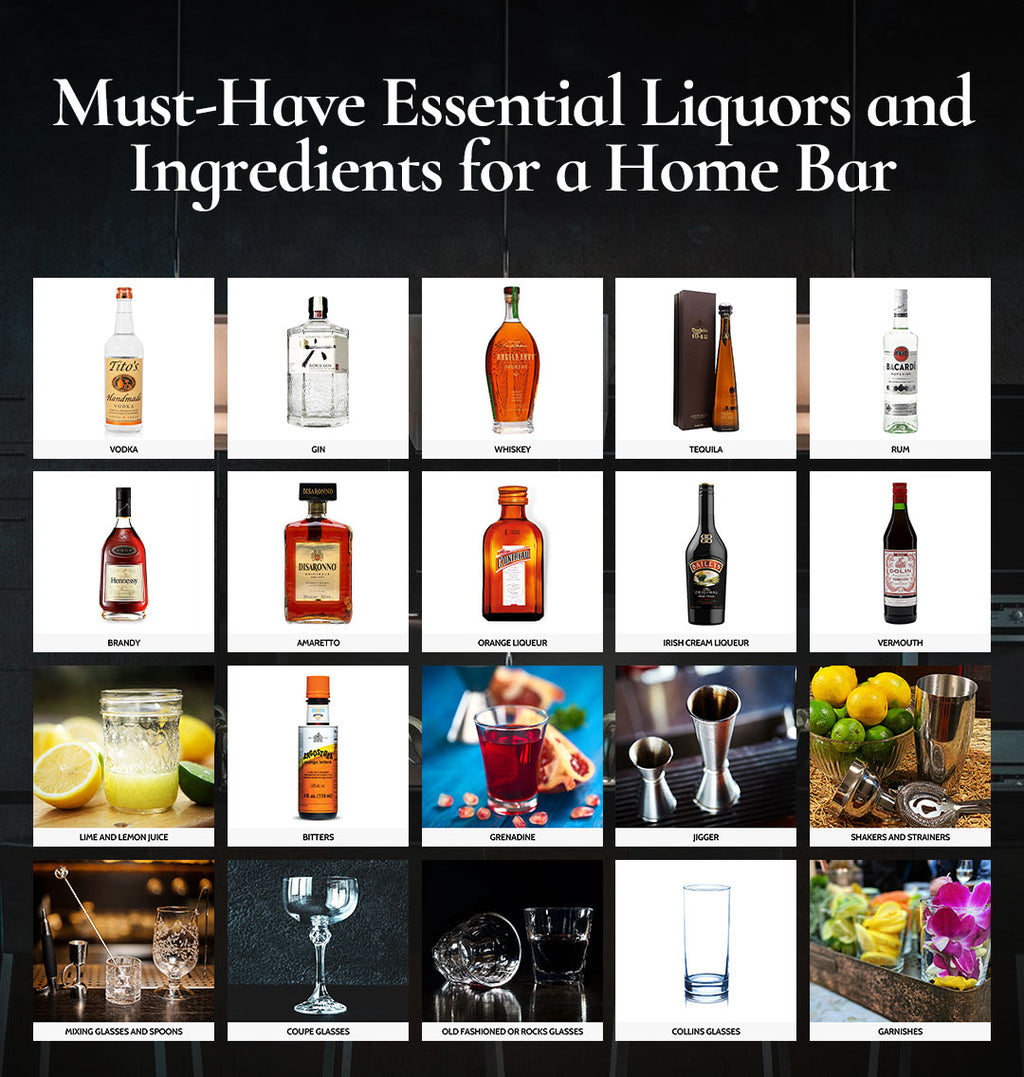 Essential Ingredients for a Cocktail Bar: From Spirits to Sours