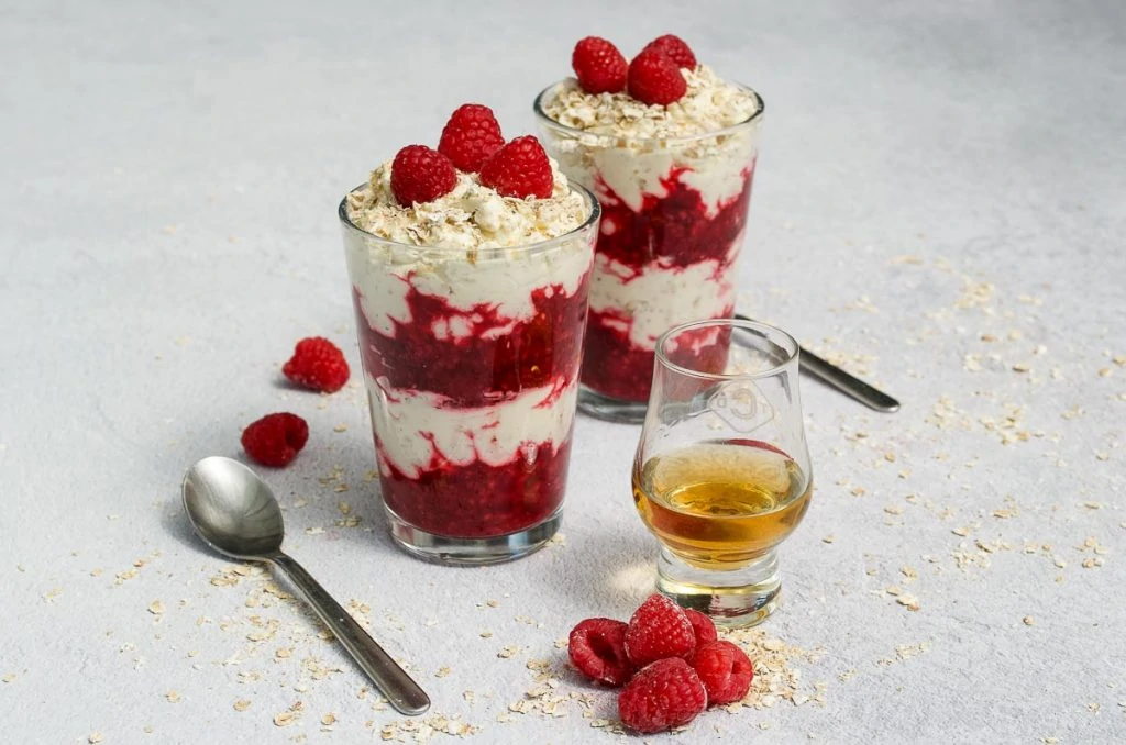 Traditional Scottish Cranachan Dessert Ingredients - NYT Crossword Clue