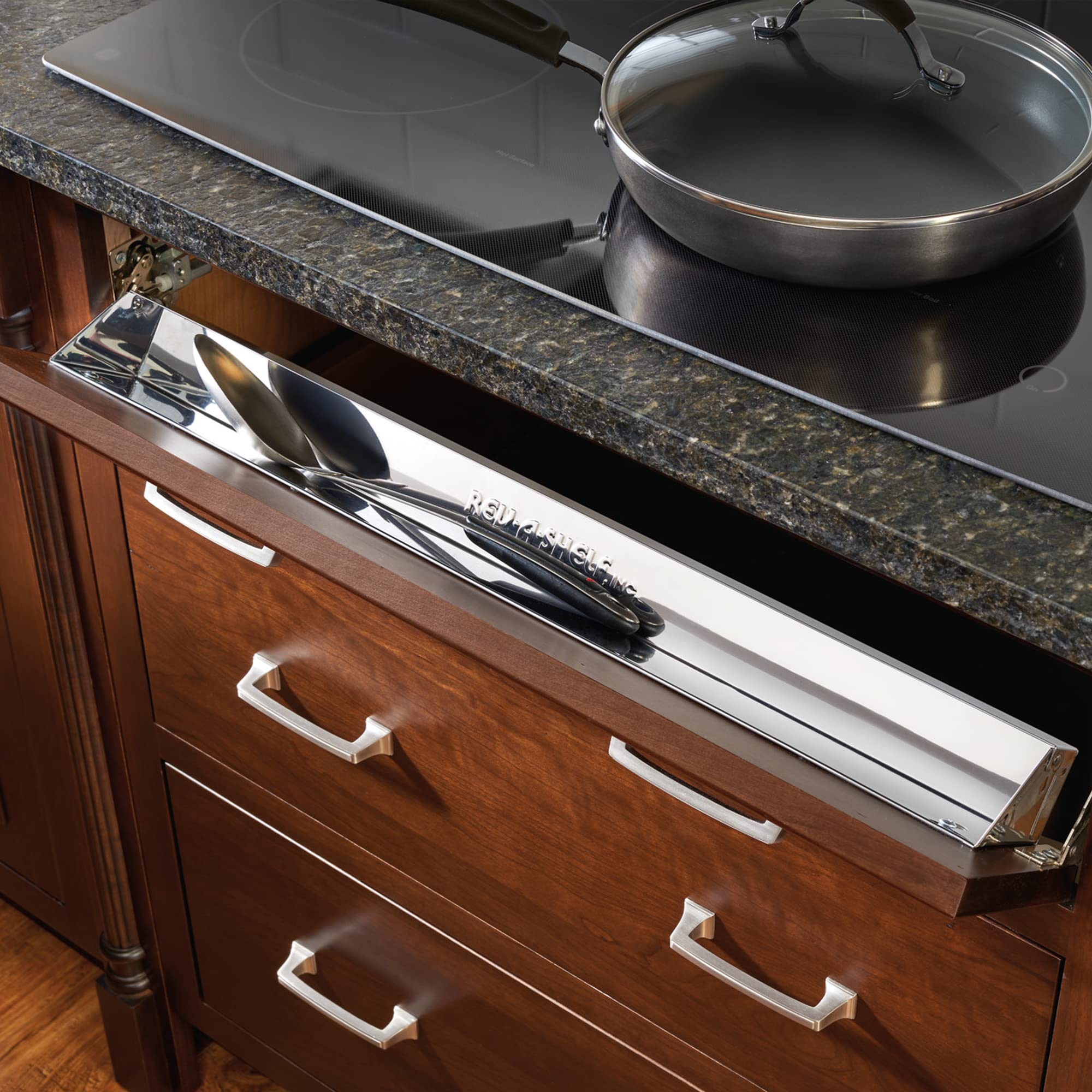 Rev-A-Shelf Tip Out Sink Tray for Kitchen: Durable, Space-Saving Storage