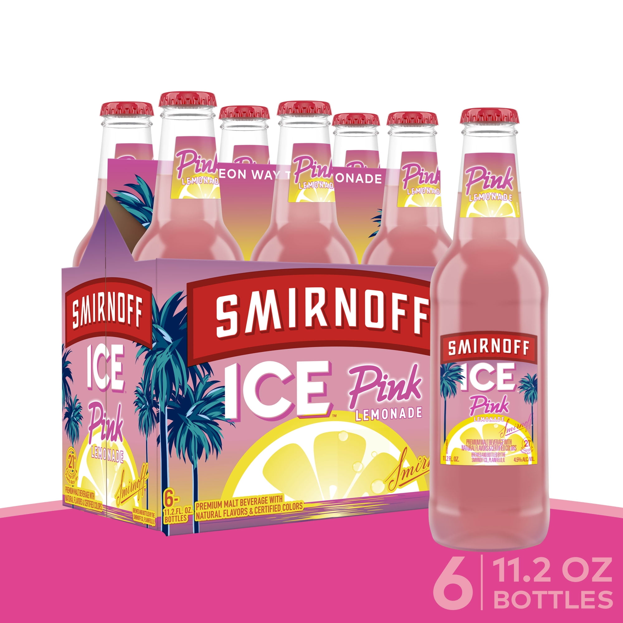 Smirnoff Ice Smash Pink Lemonade & Raspberry Lemonade: A Refreshing Malt Beverage