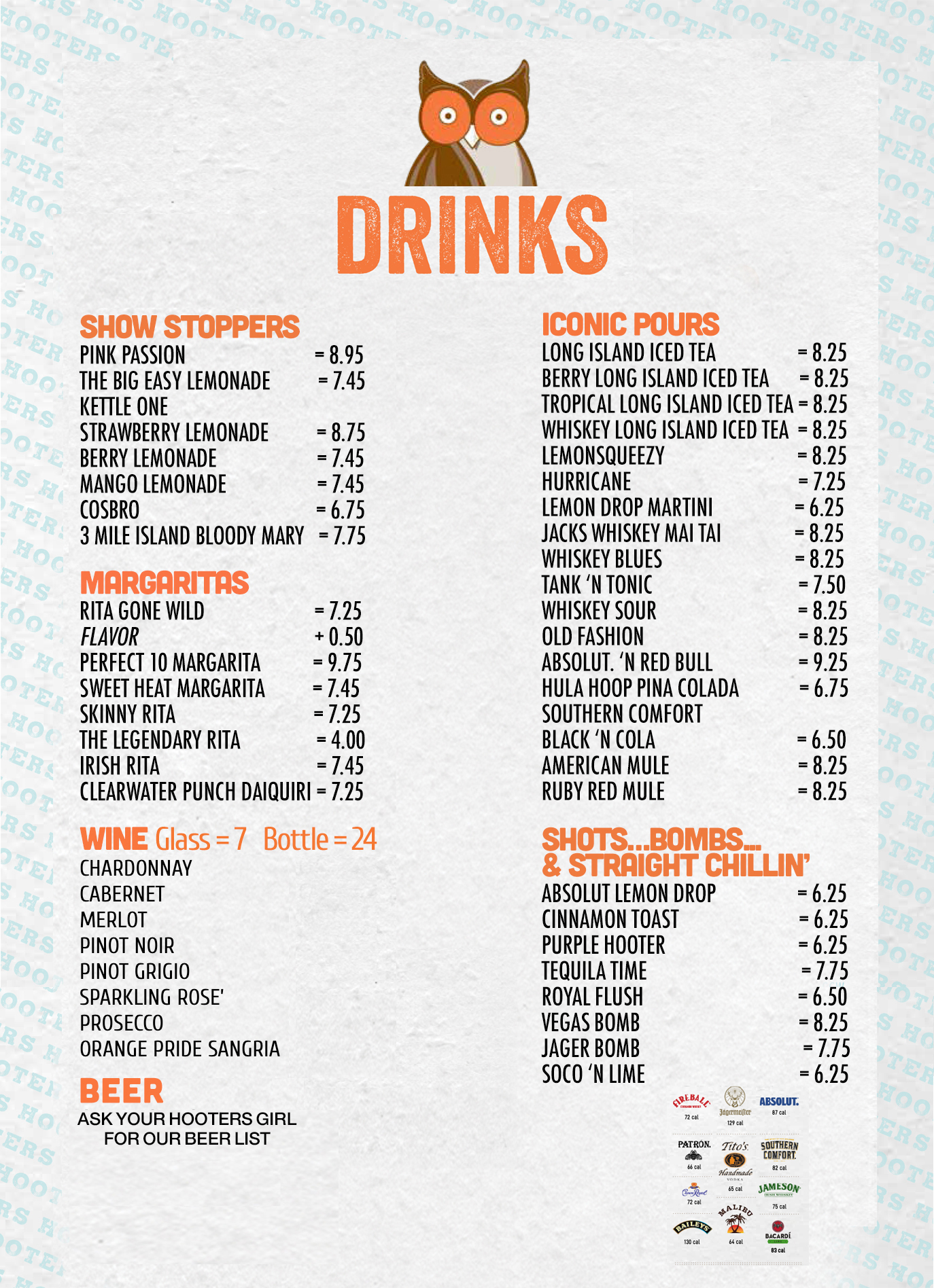 Hooters Drink Menu: A Complete Guide to Beers, Spirits, and Cocktails