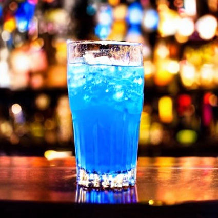 What Are the Key Ingredients of a Blue Motorcycle Cocktail?