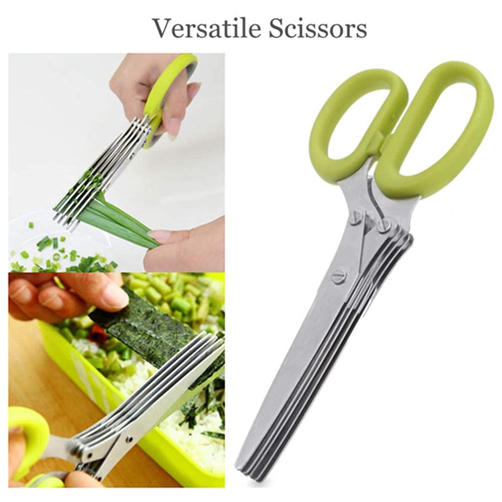 Buy 5 Blade Kitchen Scissors – Versatile Scissors for Herbs, Paper, and More