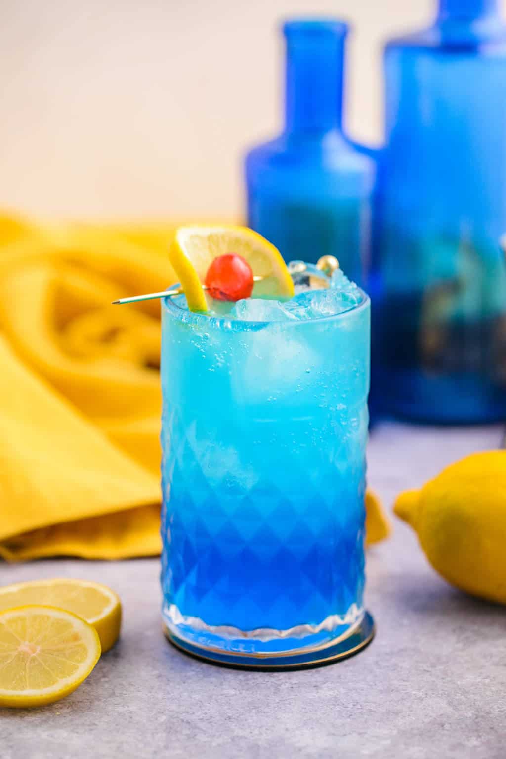 What Are the Key Ingredients of a Blue Motorcycle Cocktail?