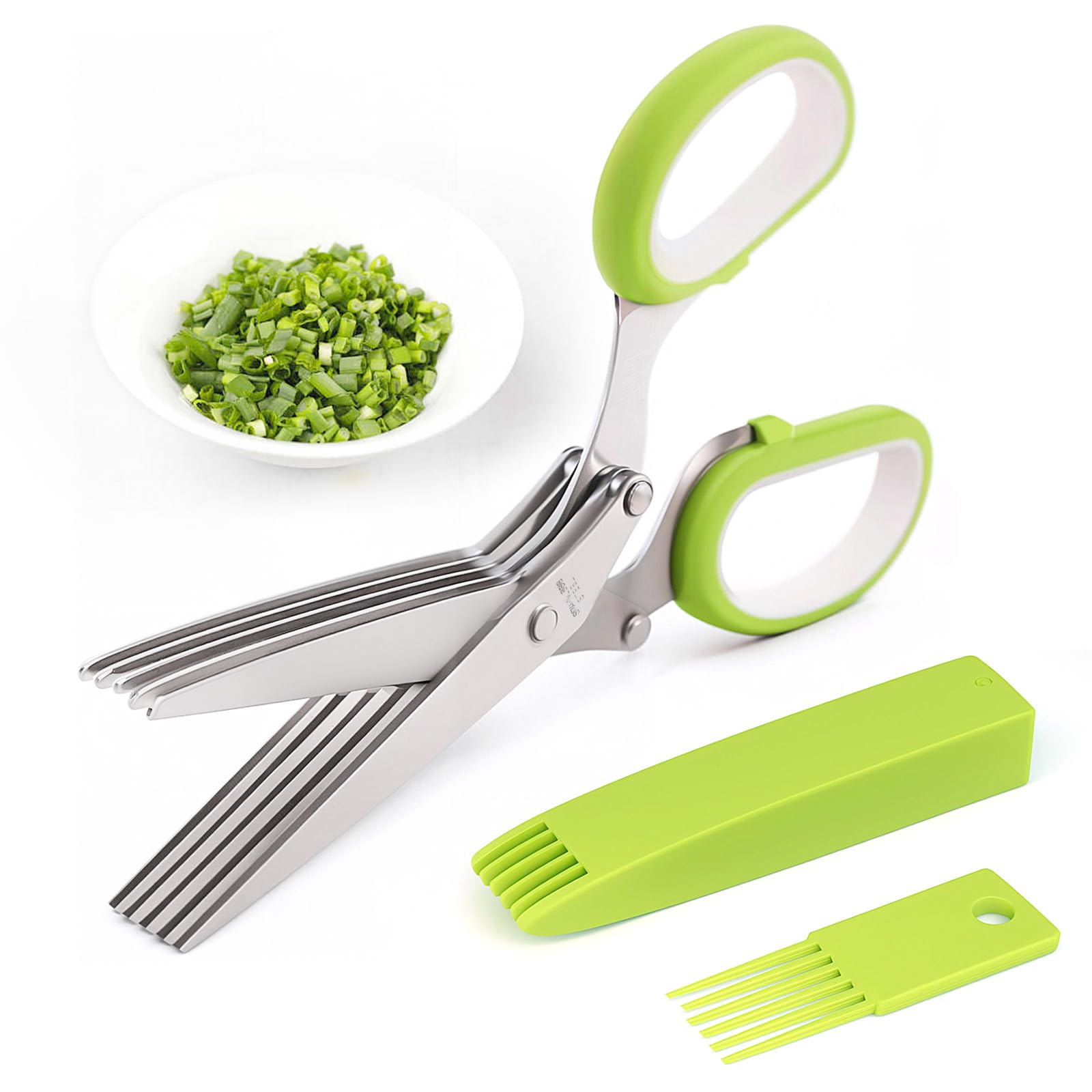 Buy 5 Blade Kitchen Scissors – Versatile Scissors for Herbs, Paper, and More