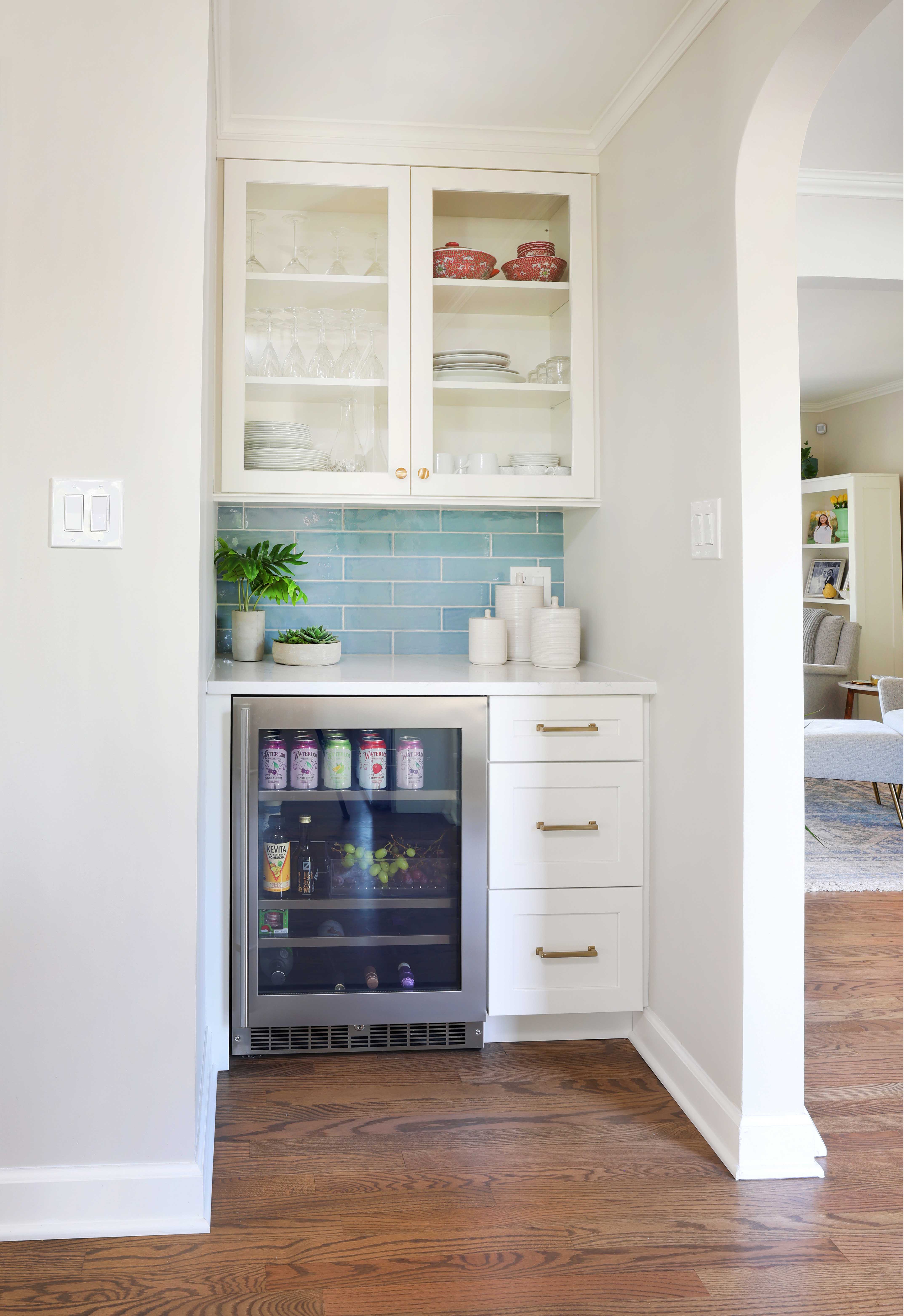 How to Install a Beverage Fridge Cabinet in Your Home