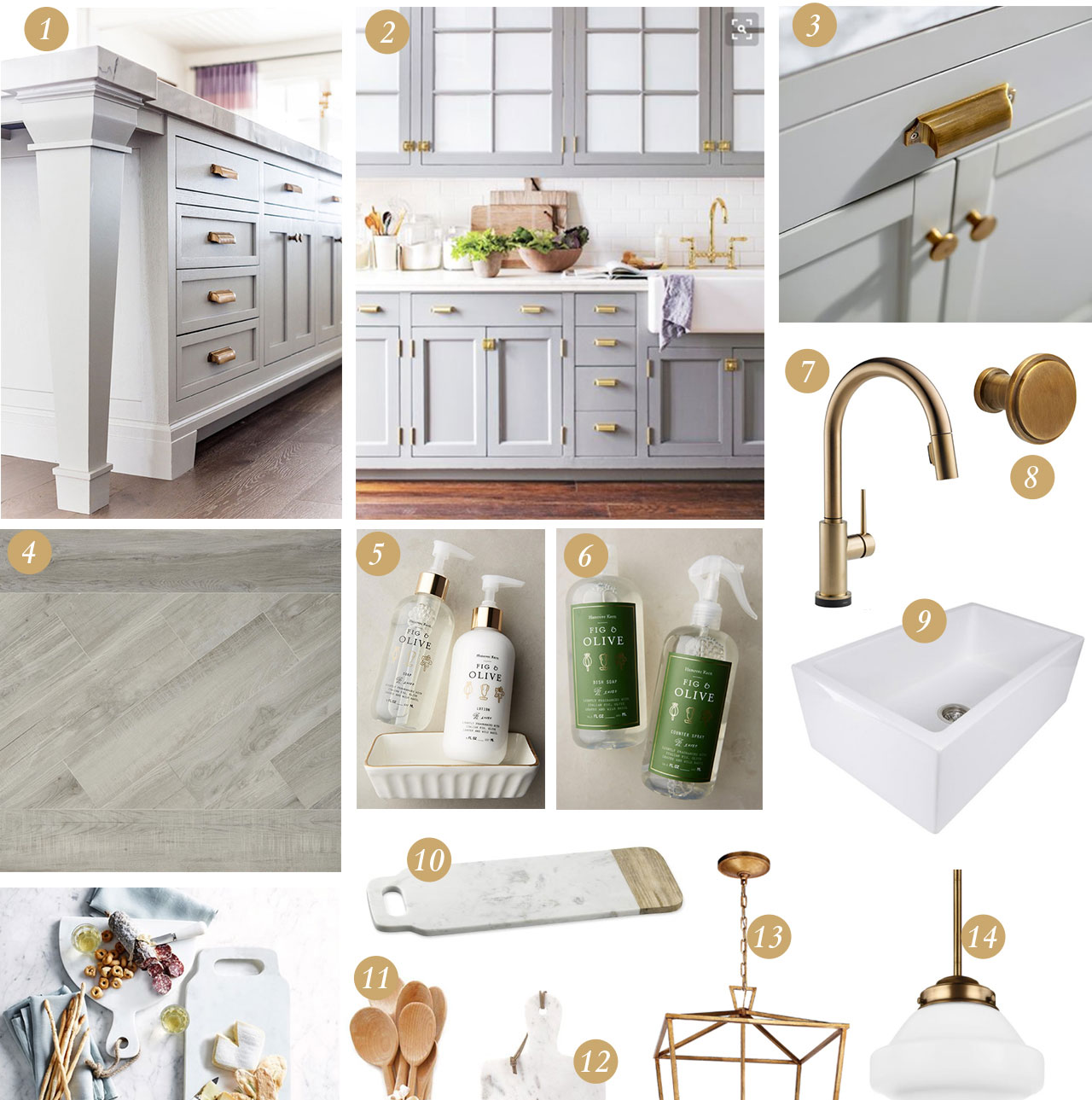 Create a Sophisticated Gold and Grey Kitchen with These Stylish Tips