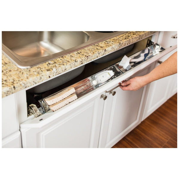 Keep Your Kitchen Tidy with Handy Tip-Out Trays for Sink Drawers