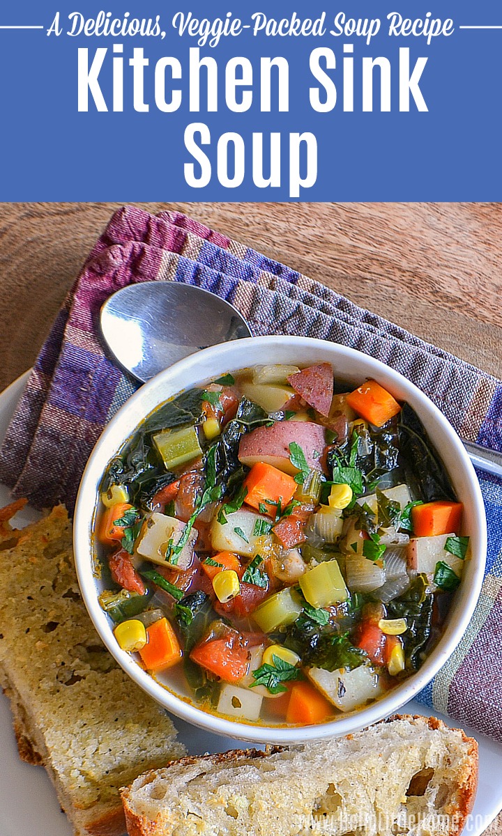 Delicious Kitchen Sink Soup: Perfect for Using Up Leftover Vegetables