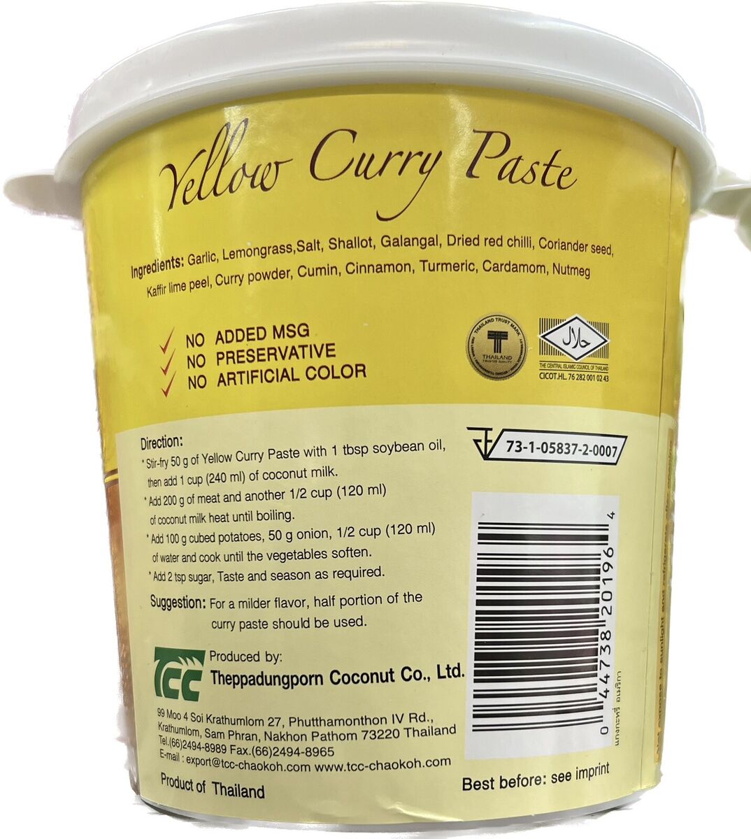 Mae Ploy Yellow Curry Paste Ingredients: A Full List of Key Components