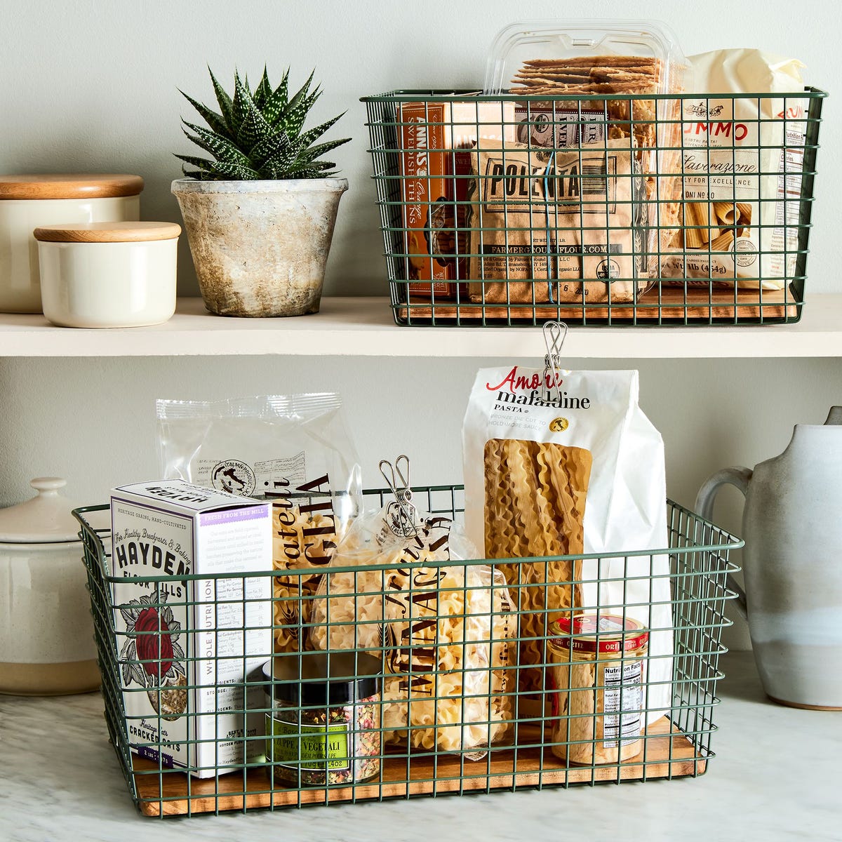 Best Kitchen Shelves with Baskets for Easy Organization
