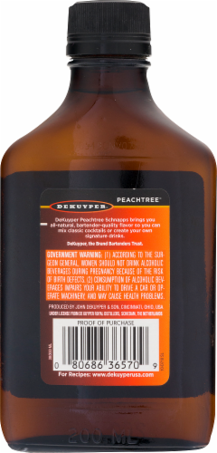 peachtree schnapps ingredients