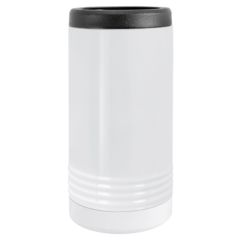 Polar Camel White Slim Beverage Holder - Vacuum Insulated Drink Holder for On-the-Go