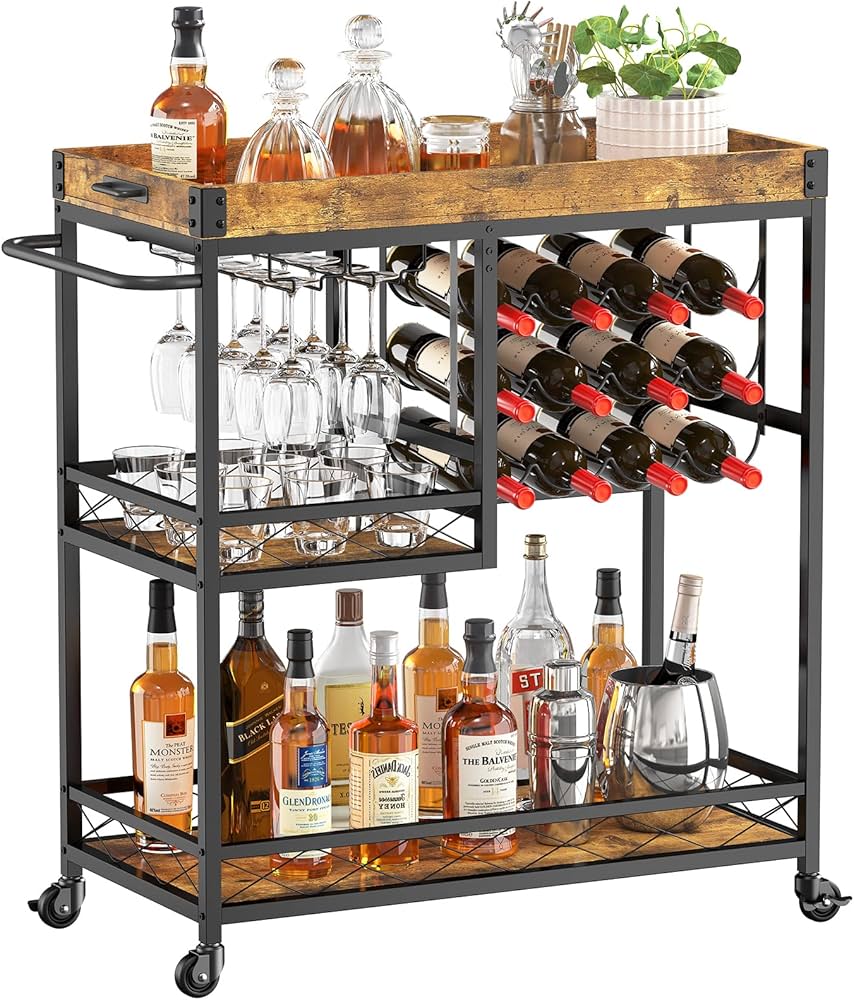 Best Beverage Carts for Serving Drinks and Snacks – Stylish & Functional