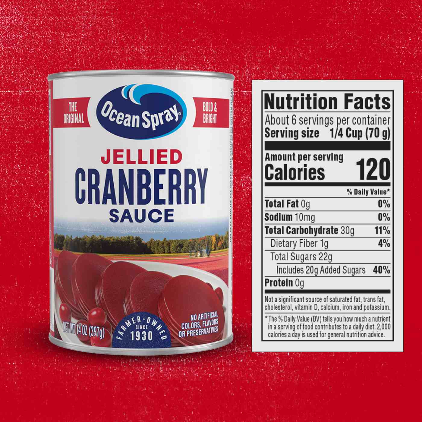What Are the Key Ingredients in Ocean Spray Jellied Cranberry Sauce?