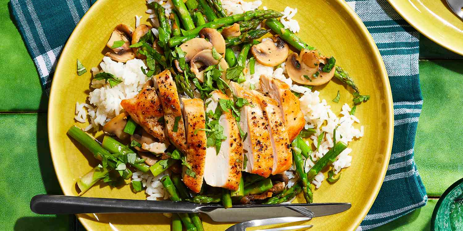 Healthy and Flavorful Chicken, Asparagus, and Mushroom Recipe Ideas