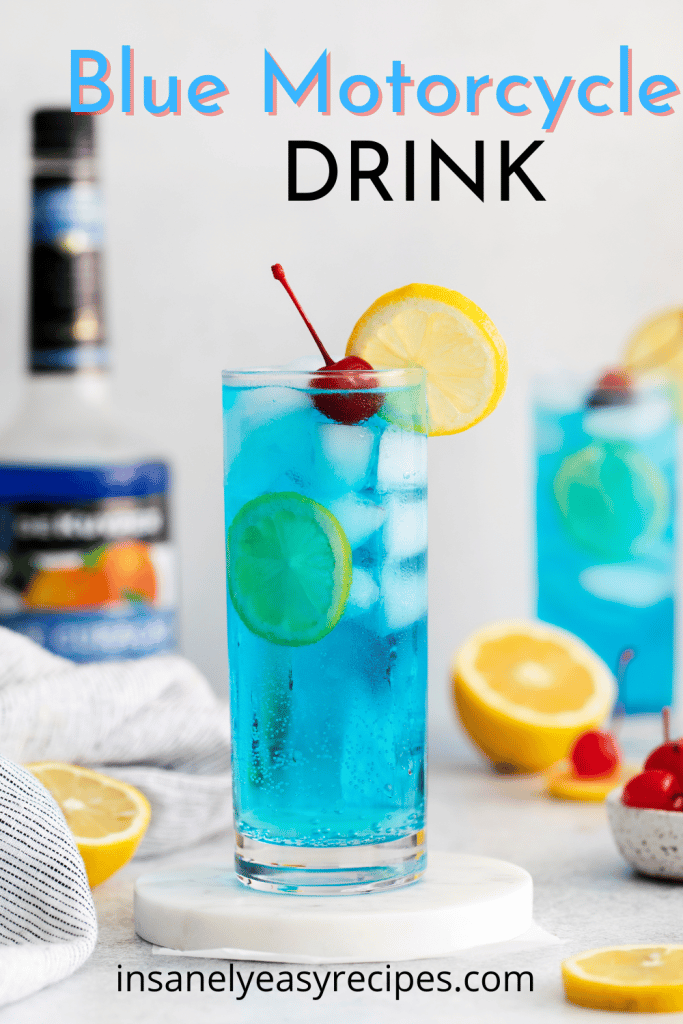What Are the Key Ingredients of a Blue Motorcycle Cocktail?