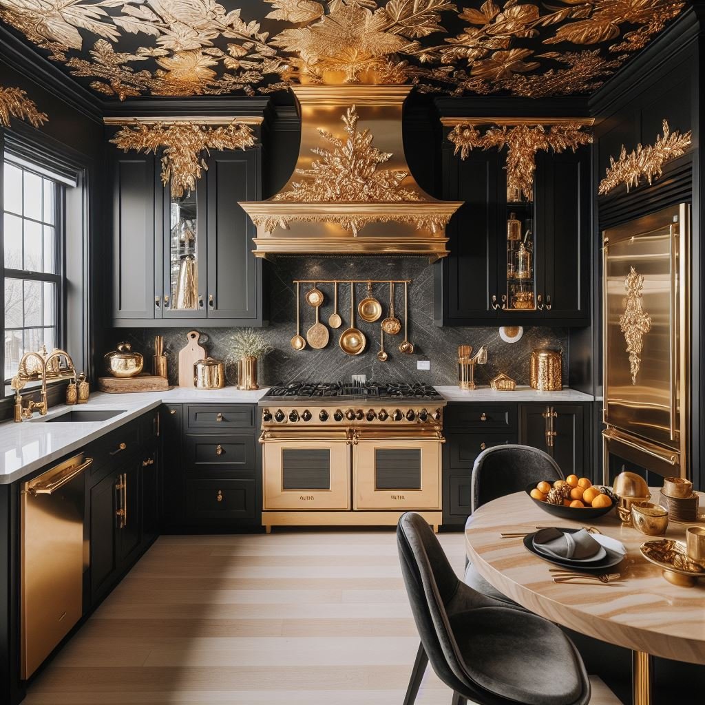 Stunning Gray and Gold Kitchen Ideas for Elegant Interior Design