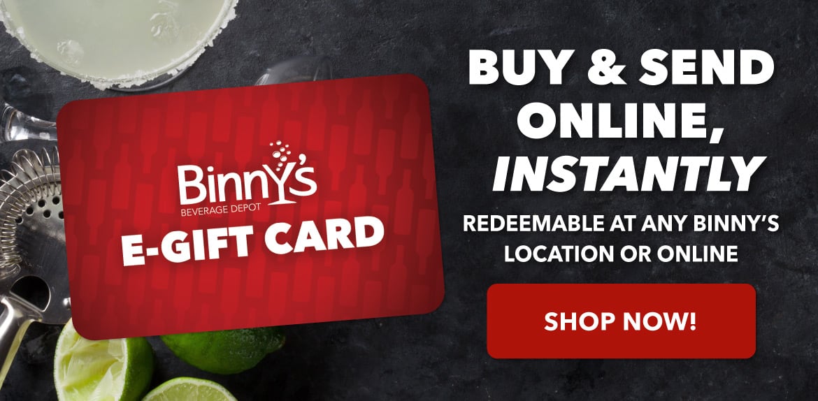 Get a Binnys Beverage Depot Gift Card – Shop Wine, Spirits, Beer & More Today