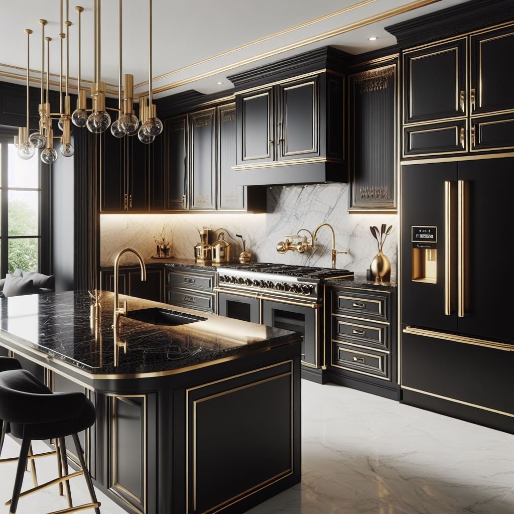 Stunning Gray and Gold Kitchen Ideas for Elegant Interior Design
