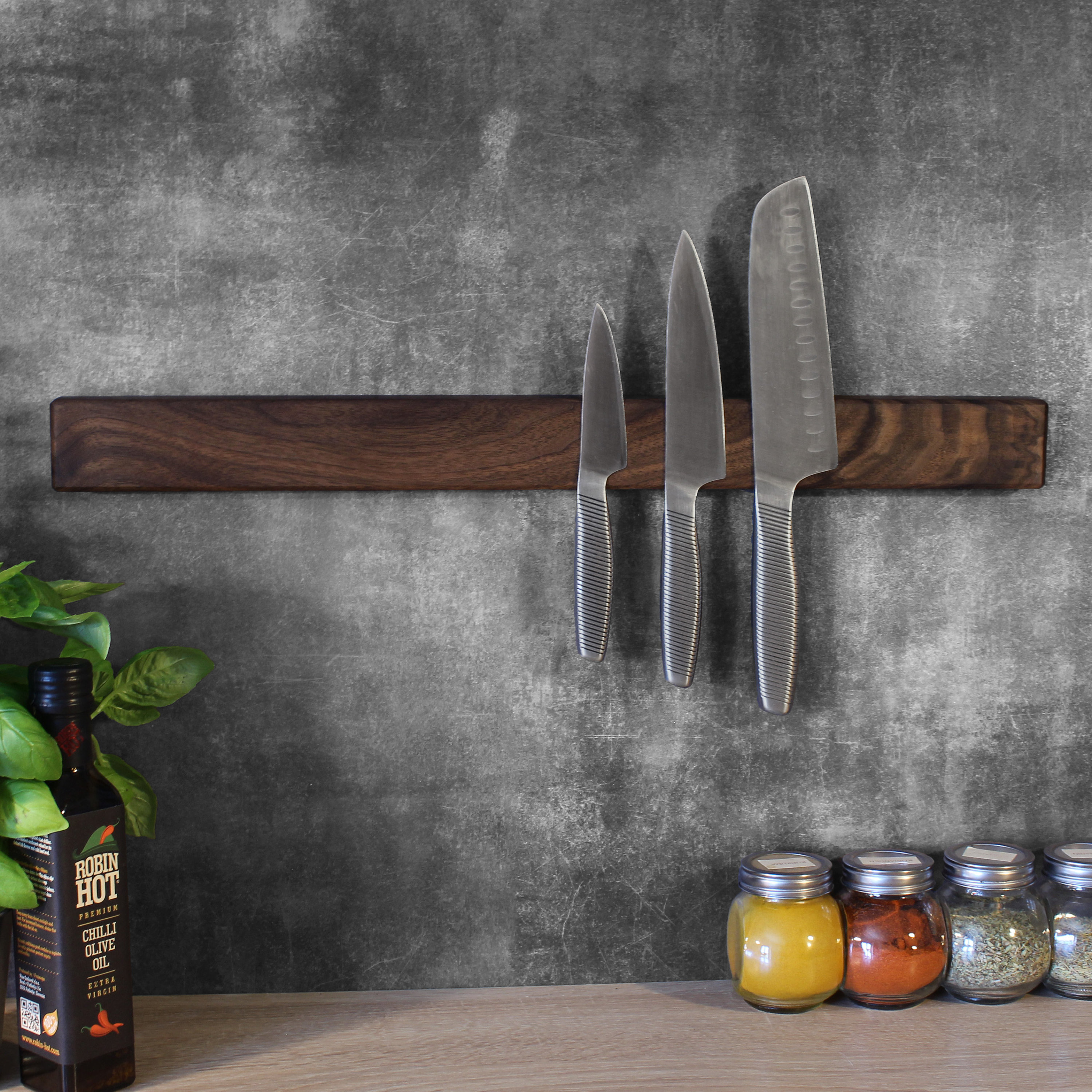 Magnetic and Wooden Kitchen Knife Holders for Every Kitchen Style