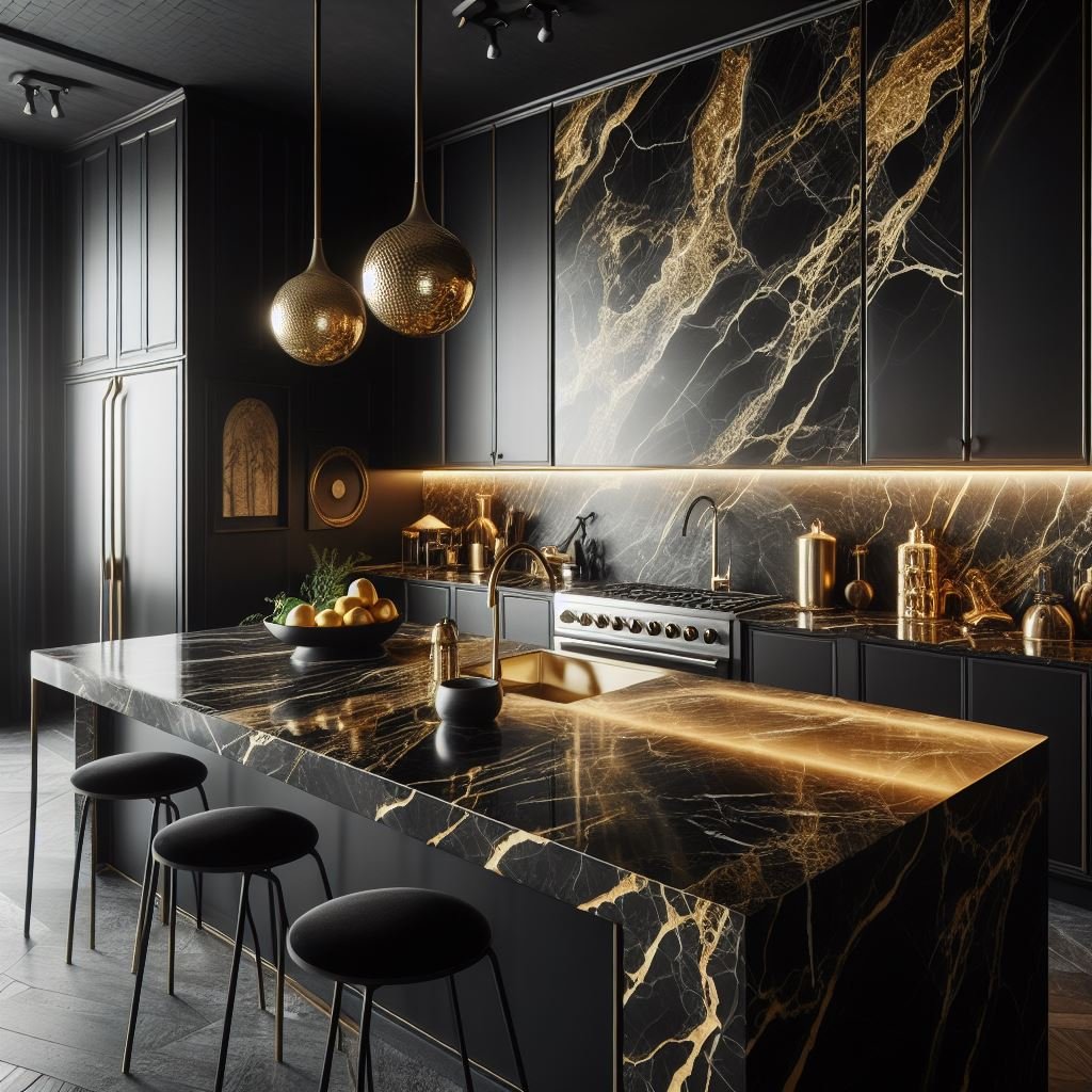Create a Sophisticated Gold and Grey Kitchen with These Stylish Tips