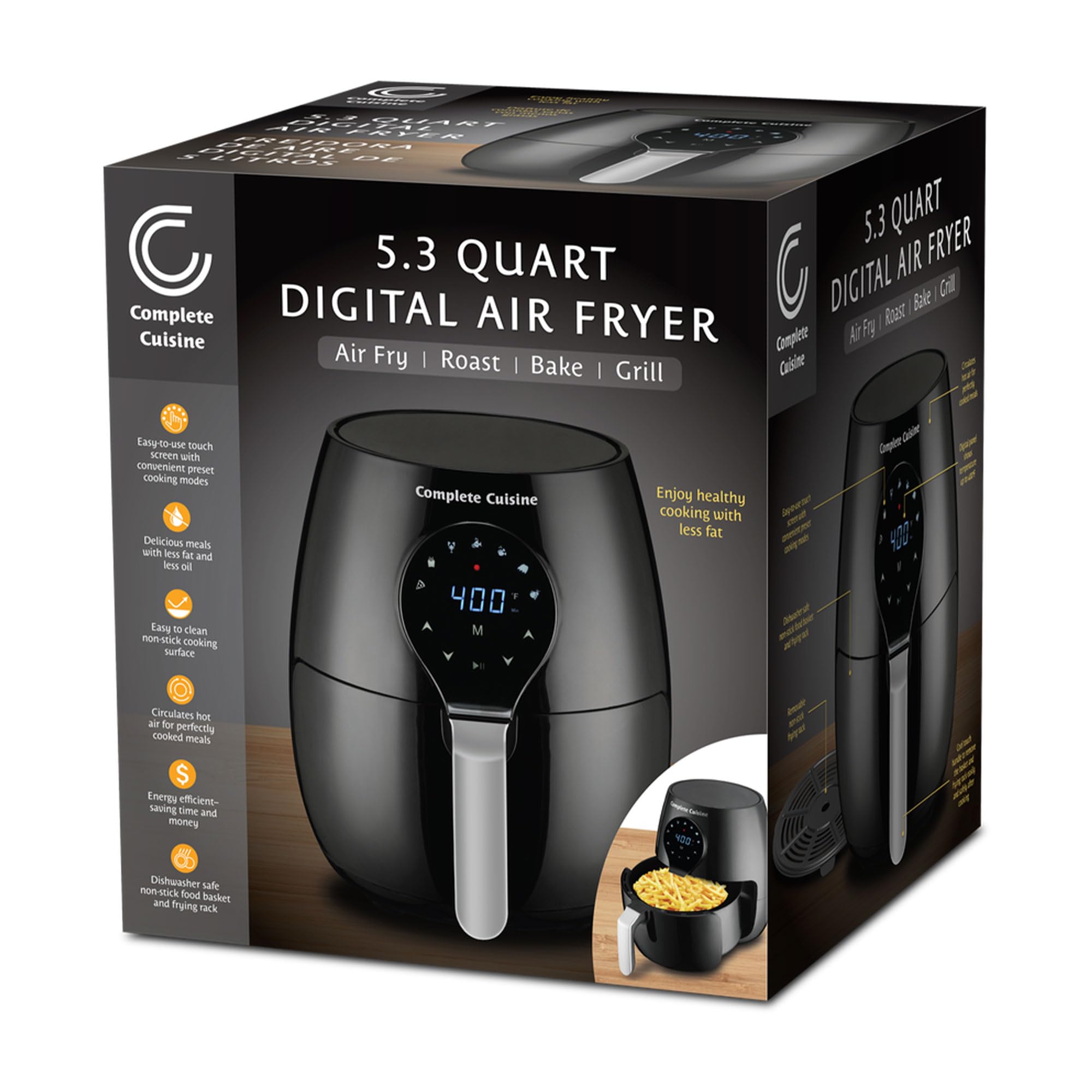 Complete Cuisine Air Fryer: Cook Full Meals with Ease and Flavor!