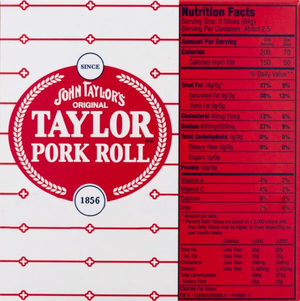 What's in Taylor Pork Roll? A Guide to Its Key Ingredients