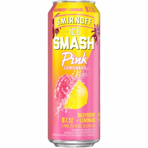 Smirnoff Ice Smash Pink Lemonade & Raspberry Lemonade: A Refreshing Malt Beverage