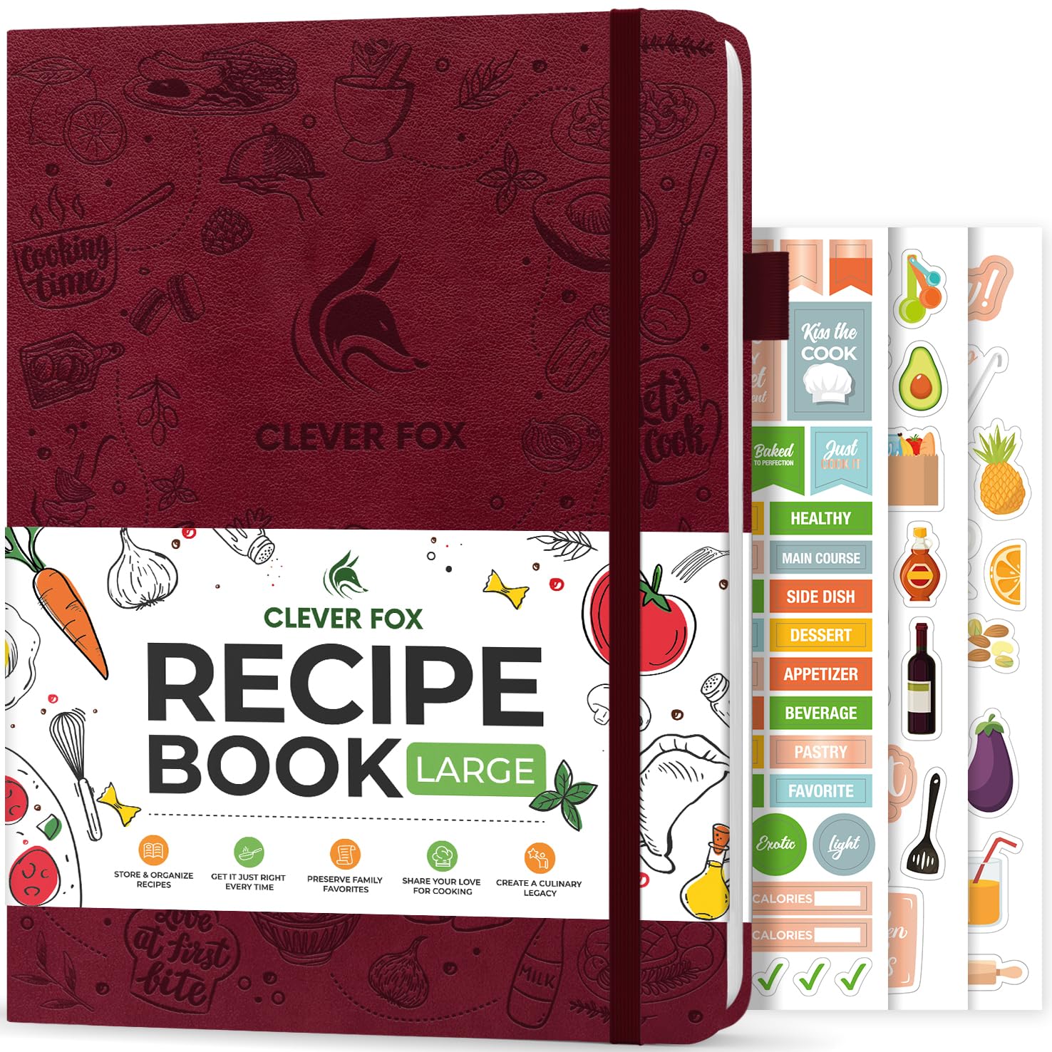 DIY Blank Recipe Book: Design Your Own Family Cookbook and Treasure Recipes