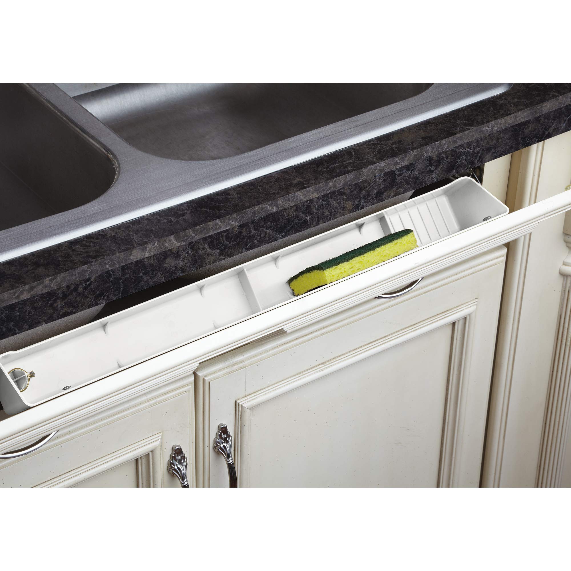 Keep Your Kitchen Tidy with Handy Tip-Out Trays for Sink Drawers