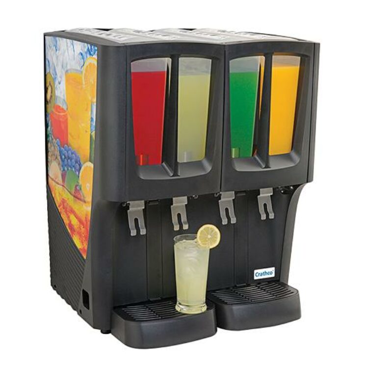 Discover Crathco Beverage Dispensers for Juices, Teas, and Slush Drinks