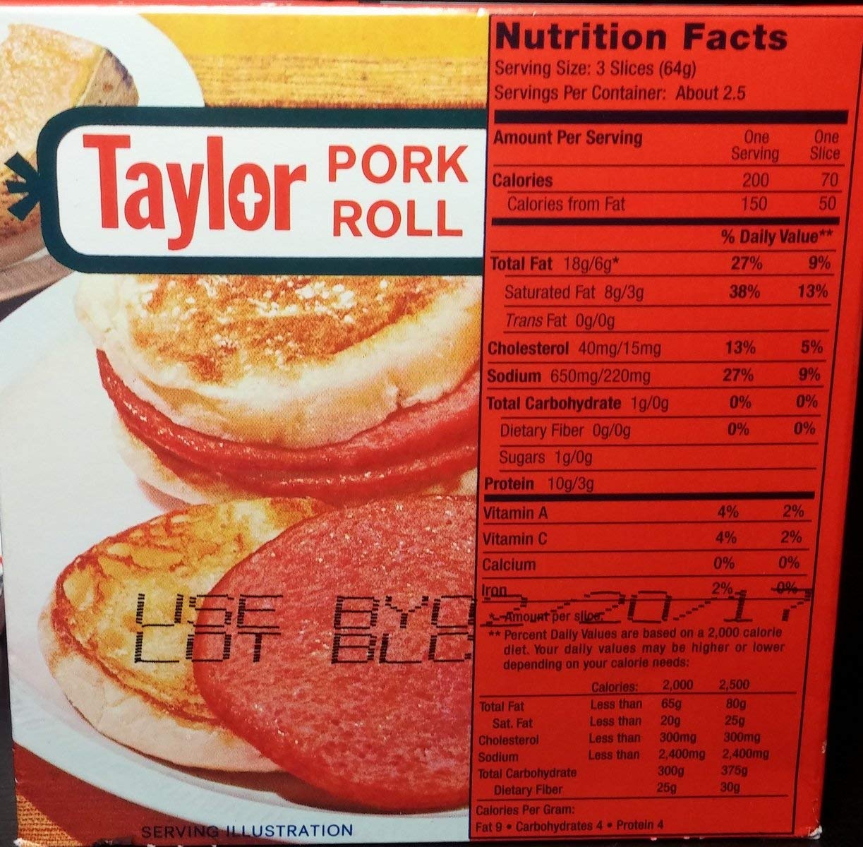 Taylor Pork Roll Ingredients: What's Really Inside?