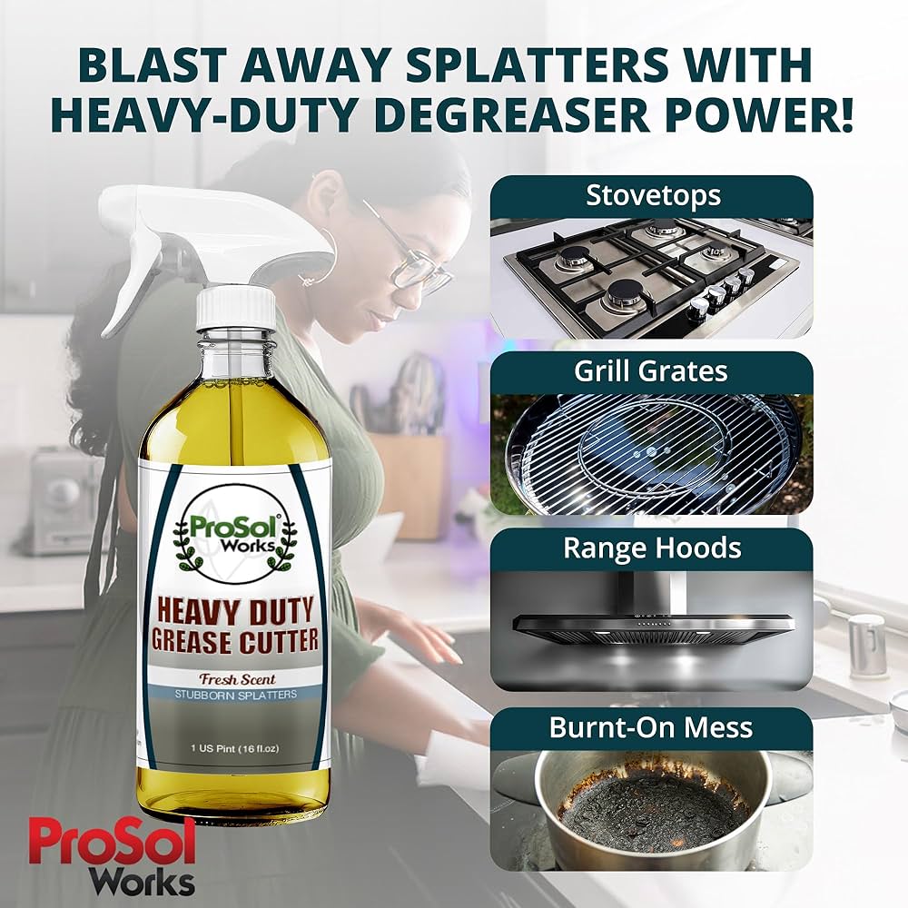 Say Goodbye to Grease: Using Kitchen Degreaser Heavy Duty