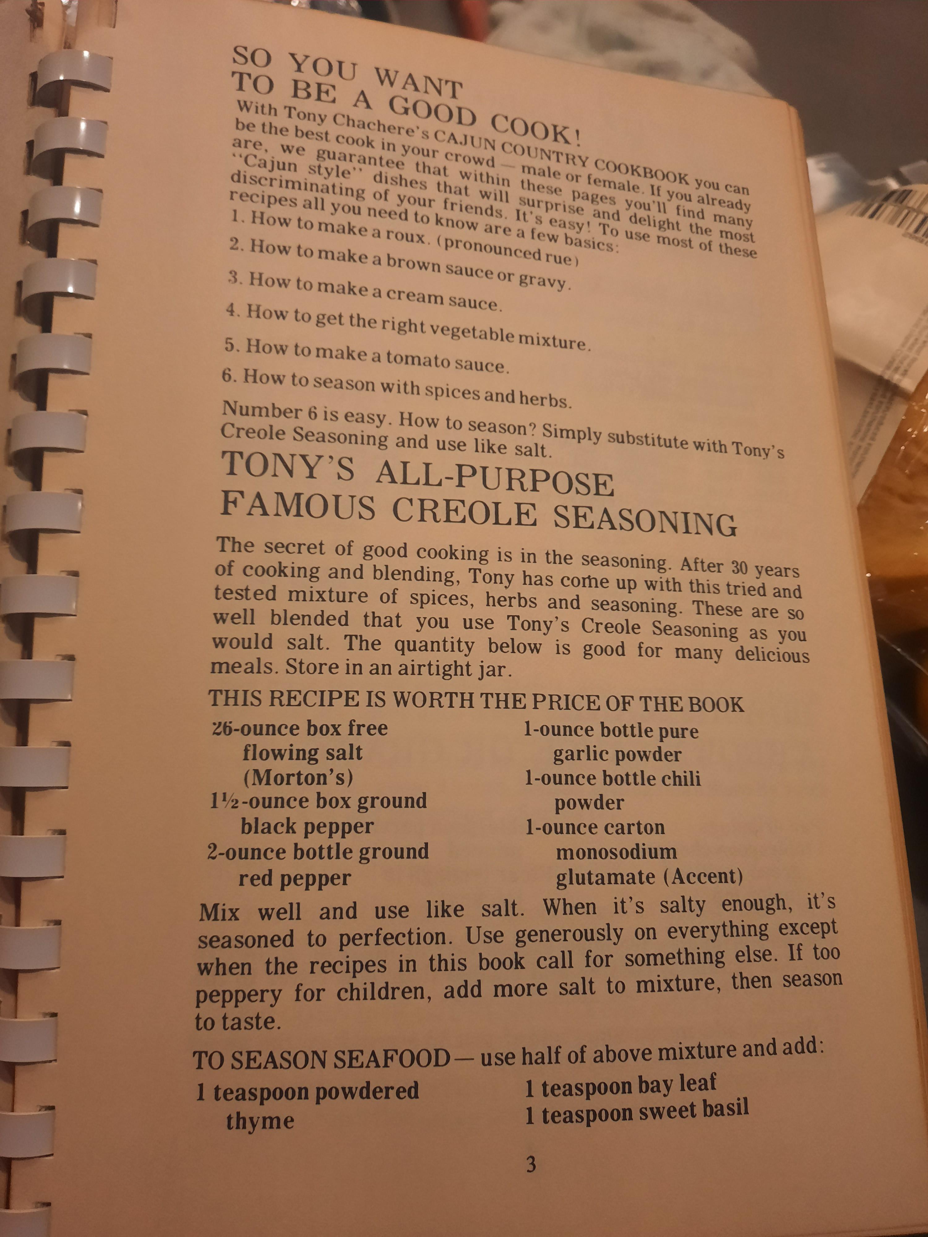 Tonys Creole Seasoning Ingredients: A Complete Guide