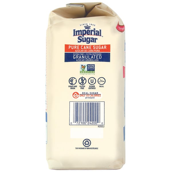 Get to Know Your Sugar: Imperial Extra-Fine Pure Cane Granulated 4-Pound Bag Details