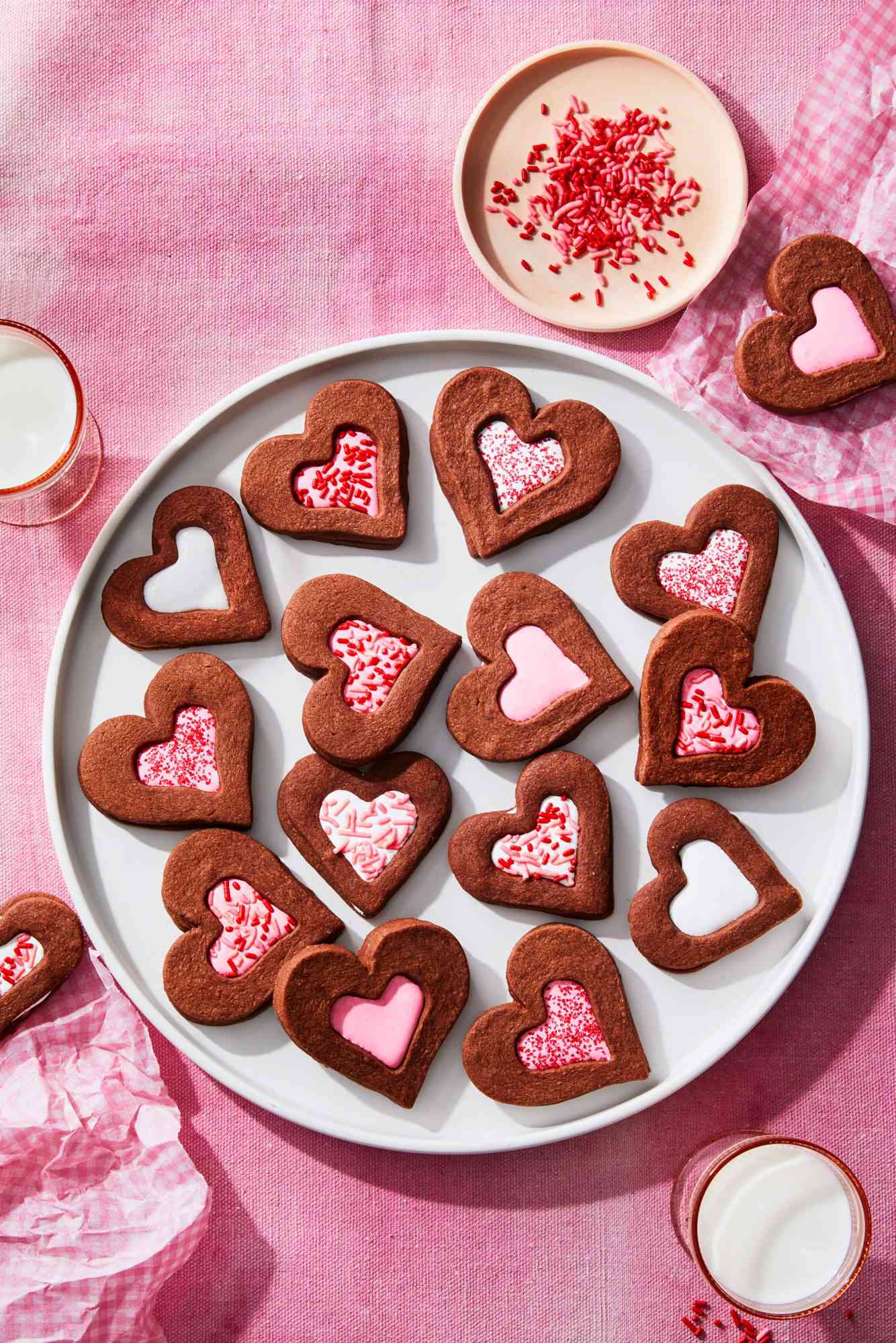 Easy red and white desserts, simple ideas and tips for Valentines Day and other occasions