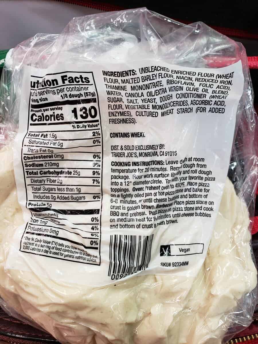 What Makes Trader Joes Pizza Dough So Good? The Ingredient List