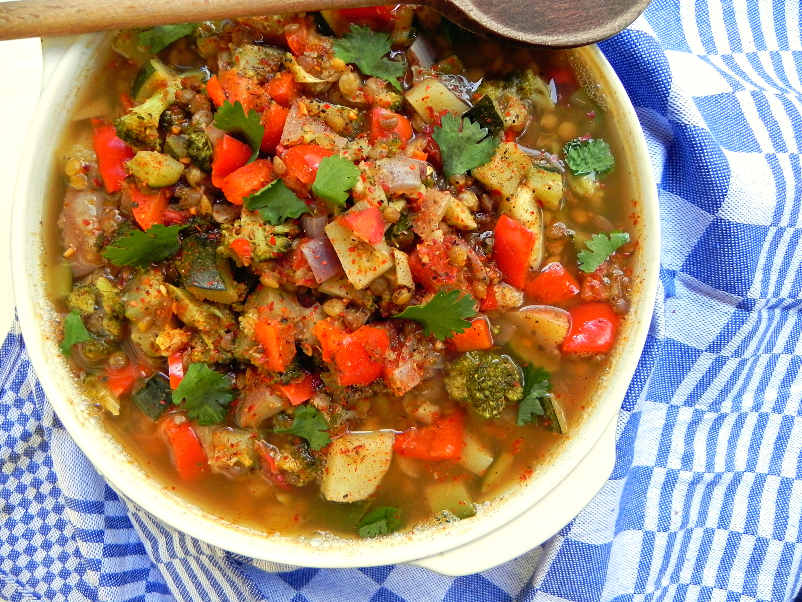 Kitchen sink soup recipe (easy and delicious one-pot meal)