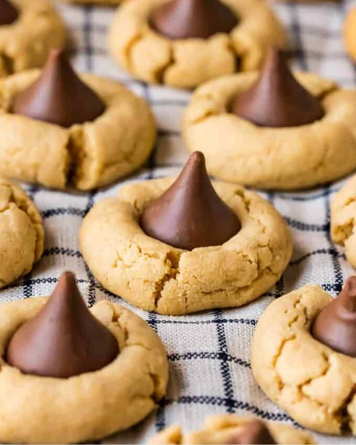 3 Ingredient Peanut Butter Cookies with Hershey Kisses? Easiest Recipe Ever!