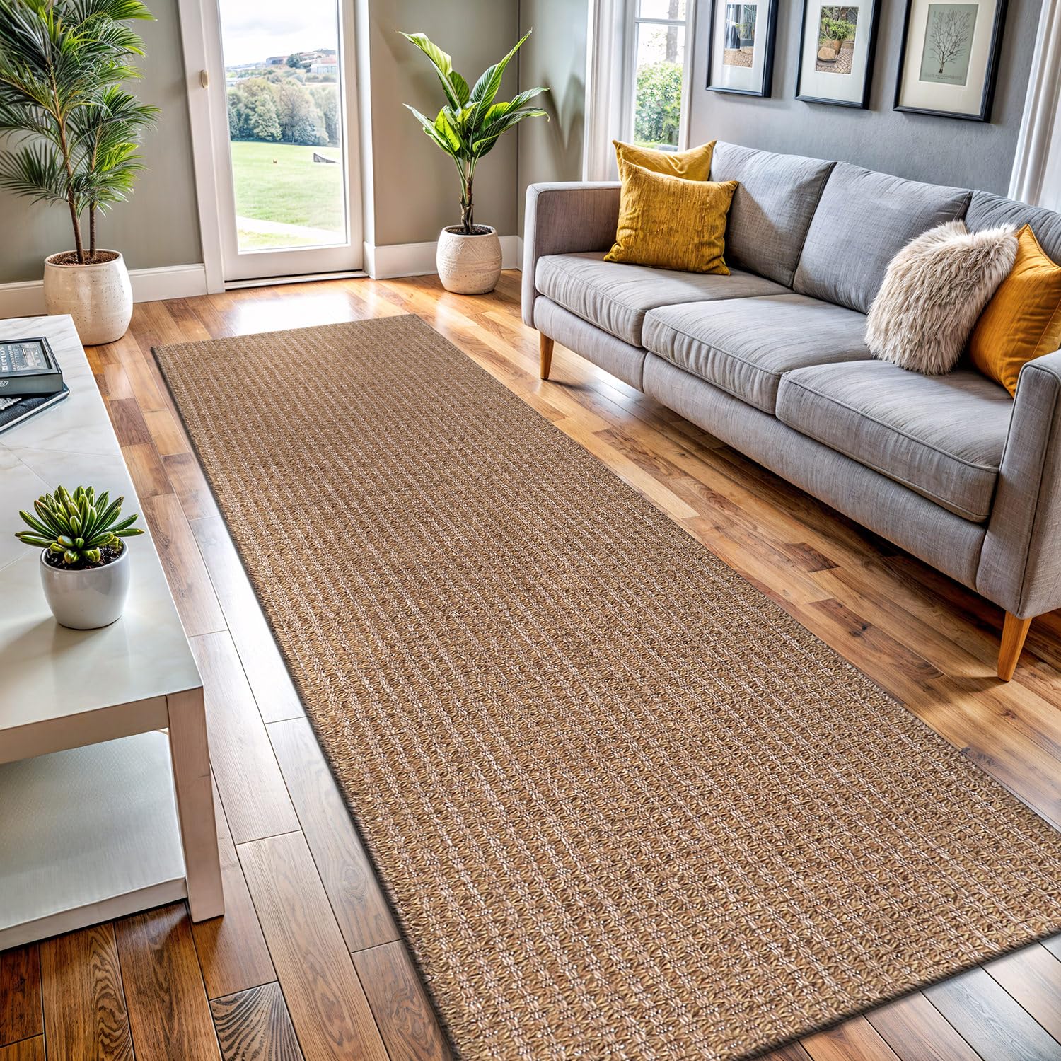 Jute Runner in Kitchen: Perfect to Bring You a Natural Touch
