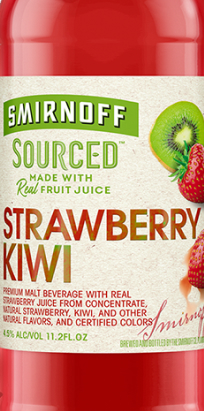Smirnoff Sourced Strawberry Kiwi Malt Beverage: The Perfect Blend
