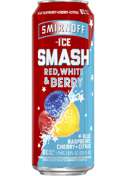 Smirnoff Ice Smash Red White Berry Malt Beverage: Taste Test!