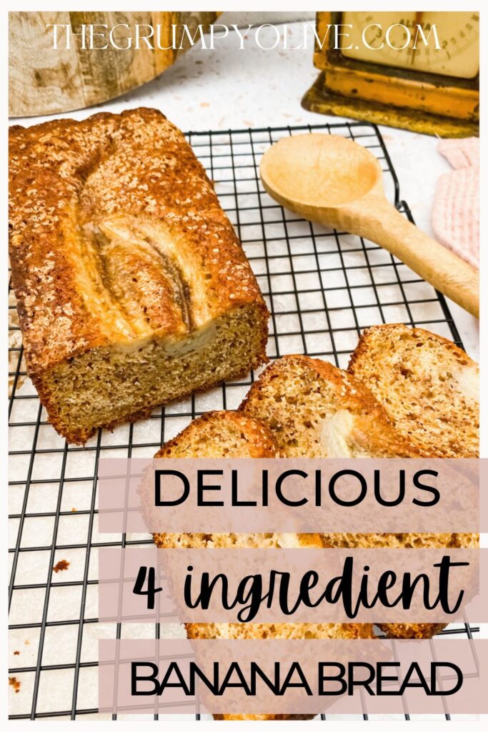 How to Bake 4 Ingredient Banana Bread: The Easiest Recipe Ever