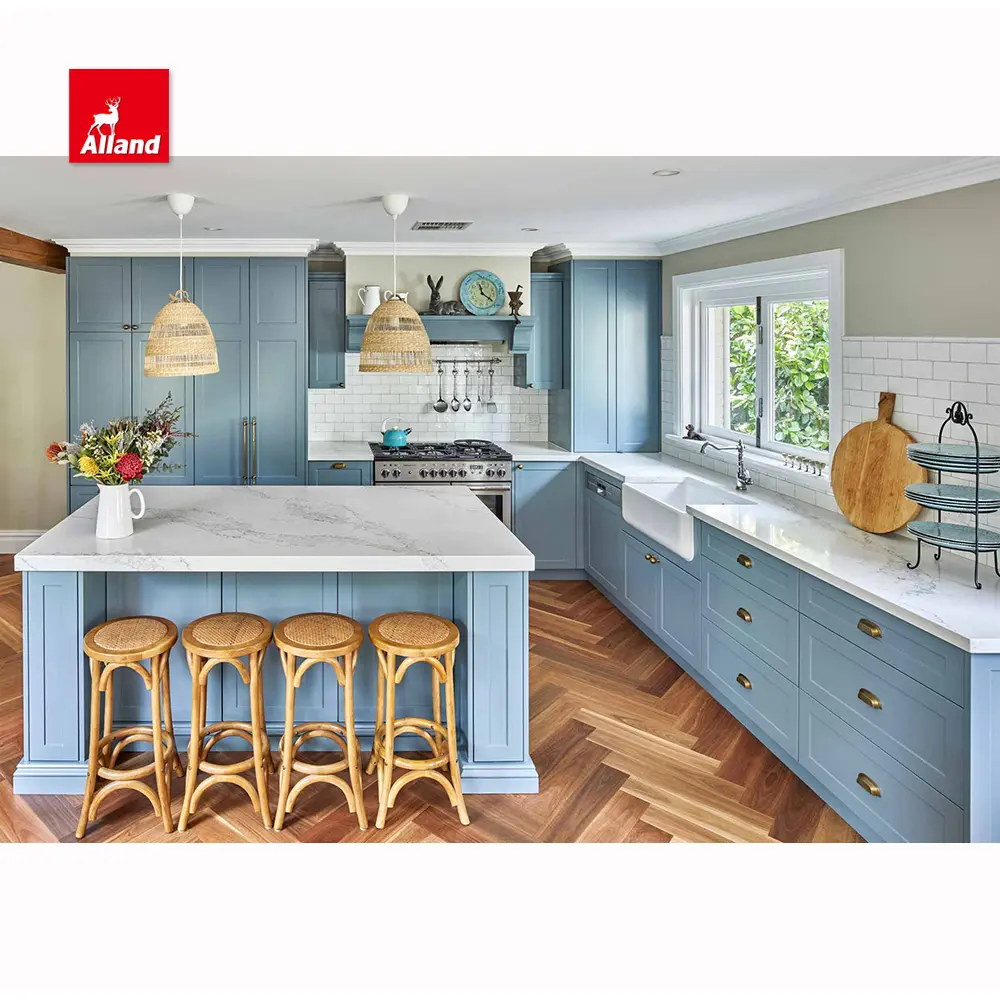 Where to Find Top Quality Light Blue Lower Kitchen Cabinets Wholesale