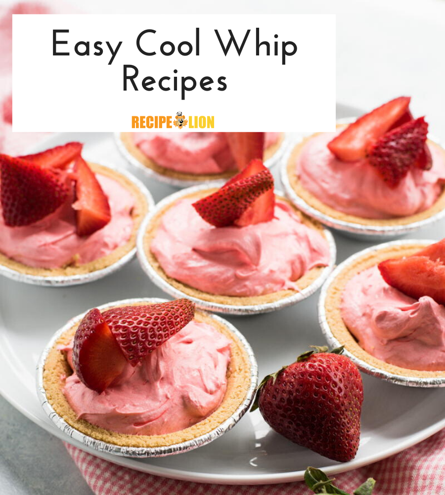Easy Pudding and Cool Whip Recipes: Simple Desserts Anyone Can Make