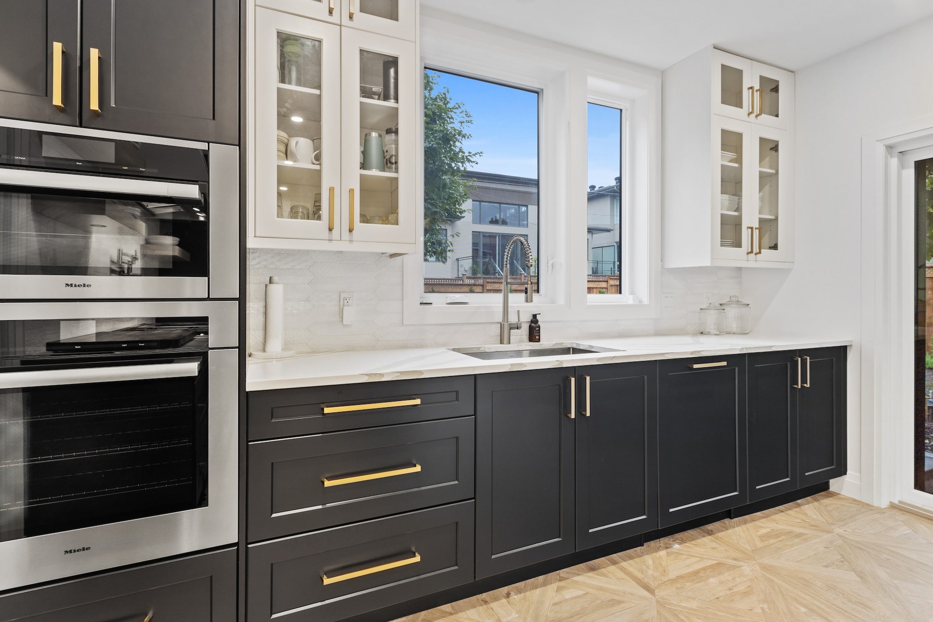 Grey and Gold Kitchen Cabinets: A Modern Timeless Choice