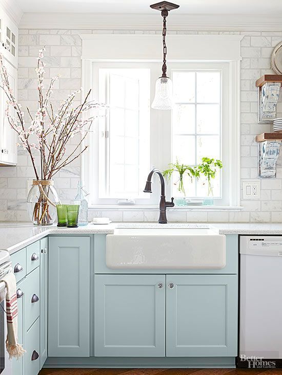 Affordable Baby Blue Kitchen Cabinets: Style on a Budget