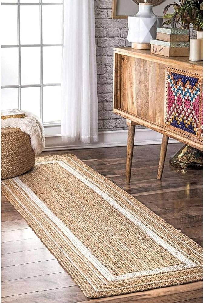 Jute Runner in Kitchen: Perfect to Bring You a Natural Touch