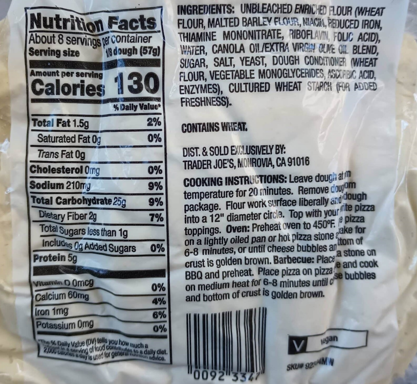 What Makes Trader Joes Pizza Dough So Good? The Ingredient List